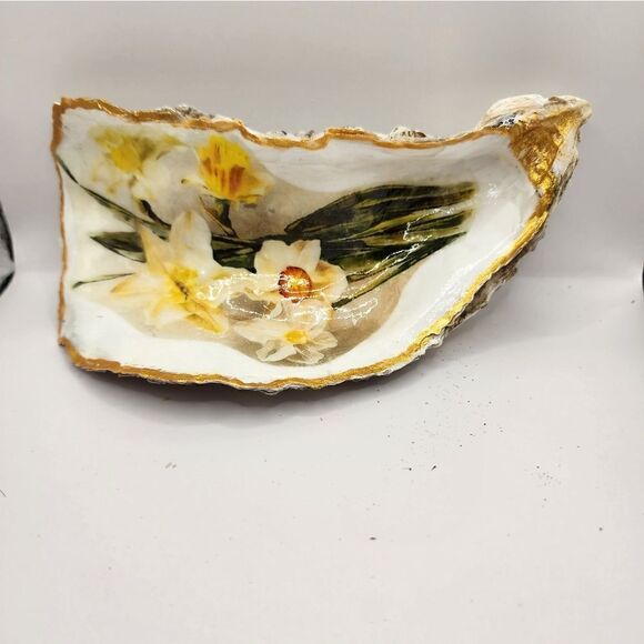 DECOUPAGE HUGE OYSTER SHELL - Picture 5 of 5